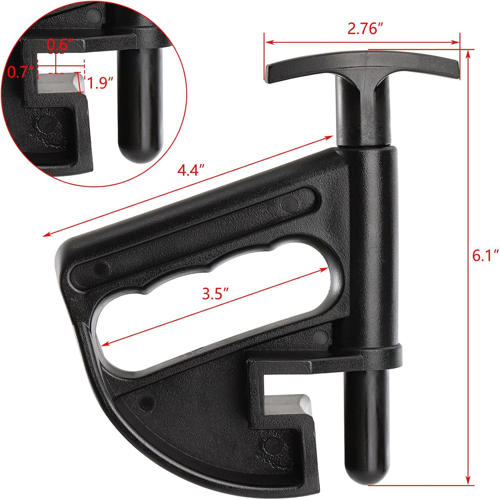 4 Pack Tire Changer, Nylon Tire Bead Clamp Drop Center Tool, Universal Rim Pry Tire Changer Wheel Changing Helper