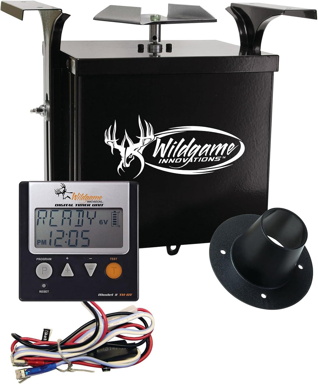 Trophy Hunter 6V Digital Feeder Kit , Weather-Resistant Durable Easy-to-Use Digital Power Control Unit for Hunting