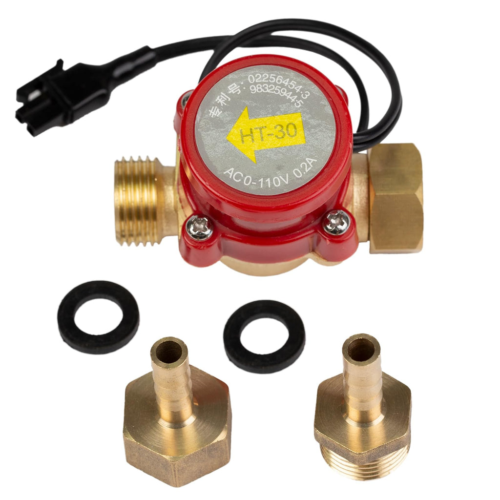 Cloudray Water Flow Switch Sensor DC 0-110V Caliber 10mm