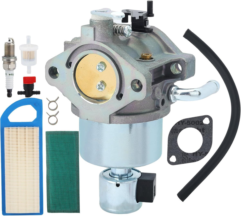 Hipa 594605 Carburetor with 795115 Air Filter for Brigg Strat 594601 591734