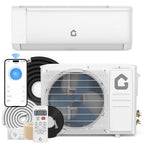 22 SEER2 Mini Split AC, 115V 12000 BTU Mini Split Heating and Coolings up to 750, Inverter Mini Split System