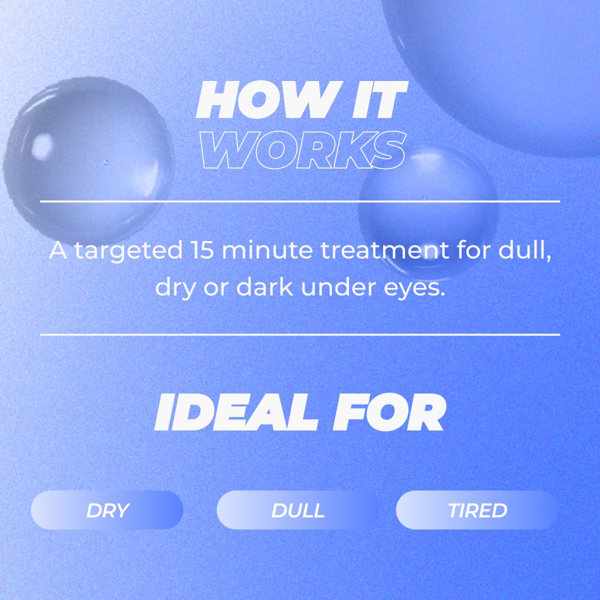 Under Eye Patches 3-Pack - Firming & Brightening