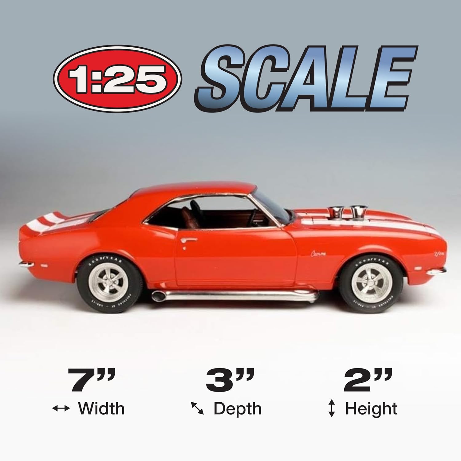 1968 Chevy Camaro Z/28 1:25 Scale Model Kit