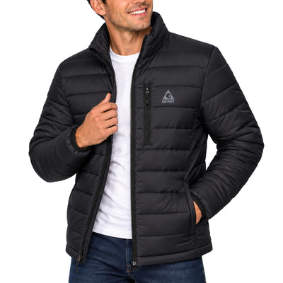 Puffer Jacket Men - Lightweight Warmth, Quilted Packable Winter Coat
