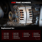 11034 GDSMOTU Alternator 2.4L for Toyota for Camry 04-06 for Solara 04-08