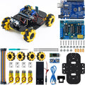 4WD Mecanum Robot Car Kit Smart DIY Project Compatible with Arduino IDE