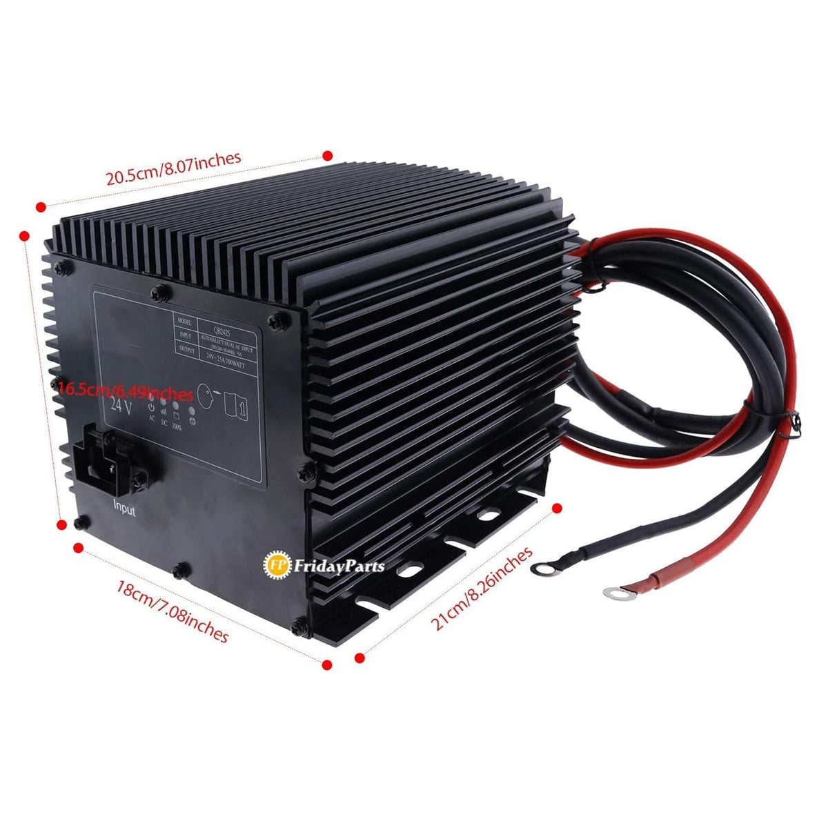 FridayParts 24V 25A Battery Charger 128537 Compatible for Skyjack Lift 3015 3219 3220 3226 4620 4626 4832