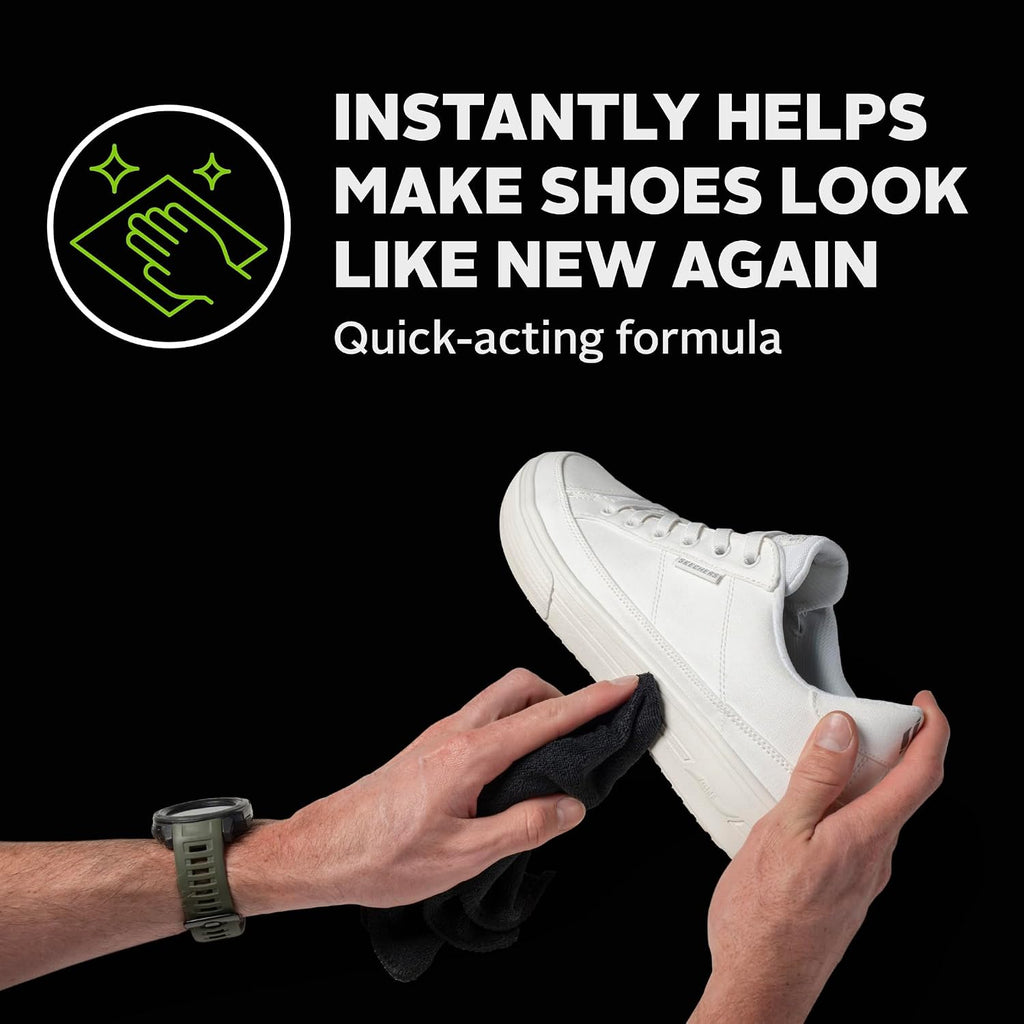 x Skechers Instant Shoe Cleaner 8oz – Quick-Acting Sneaker Cleaner for Athletic Footwear – Concentrated Formula with
