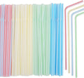 200 Pcs Plastic Straws Disposable -Straws Drinking Plastic -Bendy Straws -Flexible Bendable Drinking Straws