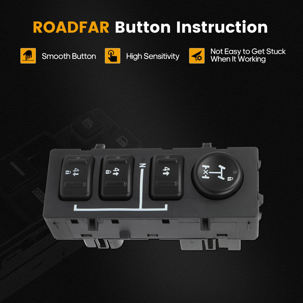 ROADFAR 4x4 Transfer Case Button 2003-2007 For Hummer H2