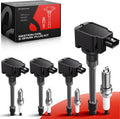 Ignition Coils & Spark Plugs for Honda Civic 2.0L, Fit 1.5L