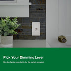 Lutron Ariadni/Toggler LED+ Dimmer Switch, Toggle Dimmer, Single Pole/3-way
