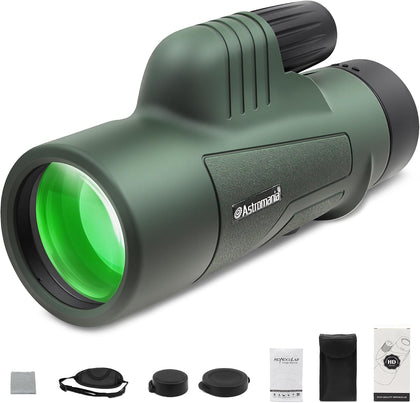 Monocular Telescope 10x42 BAK4 High Powered Monoculars for Adult