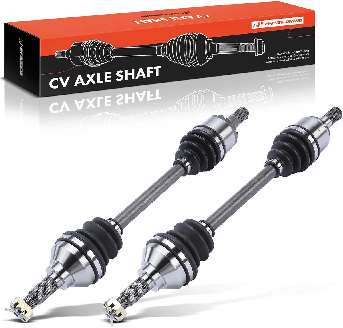 A-Premium Set of 2 Front CV Axle Shaft Assembly