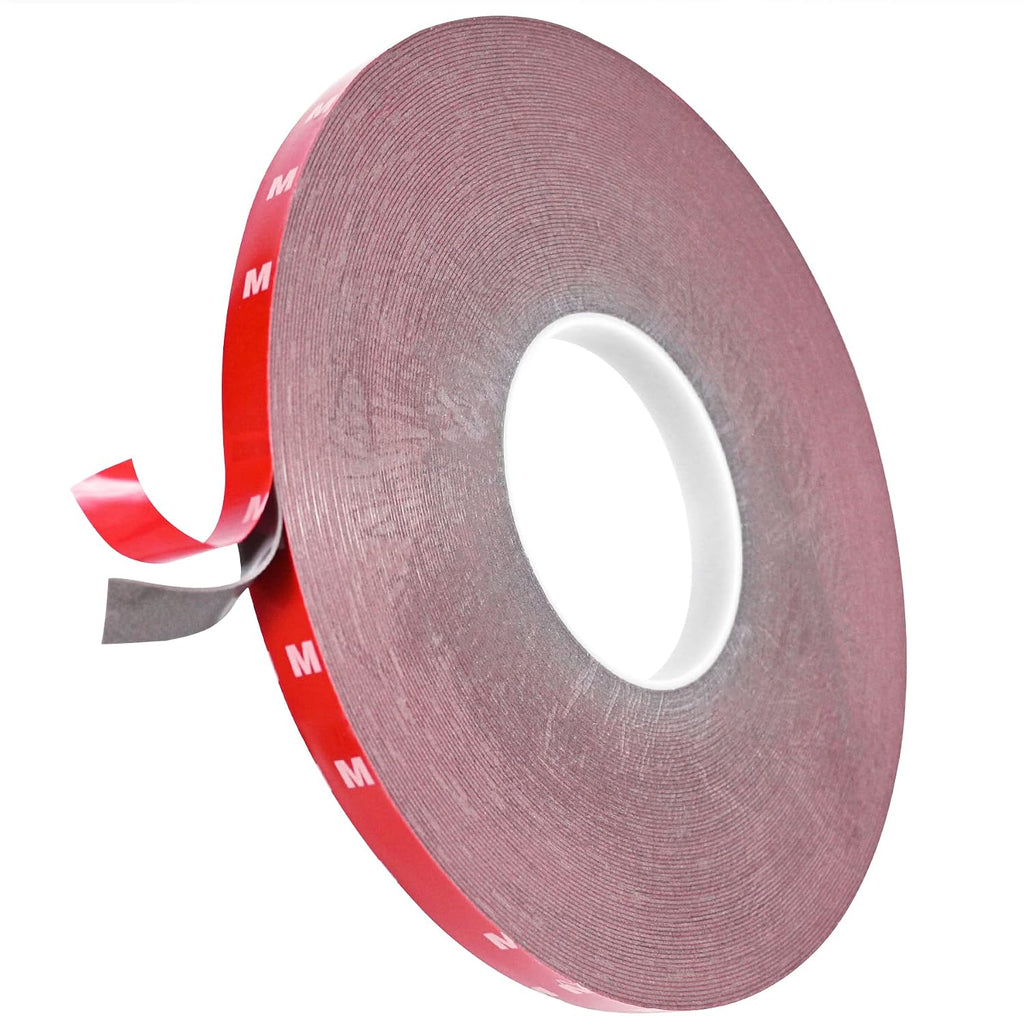 Double Sided Tape 0.39Inch x 108 Feet Heavy Duty Mounting Adhesive Multipurpose Waterproof Foam Tape for LED Strip