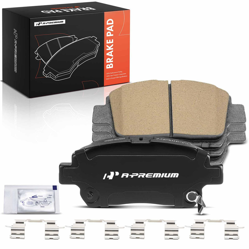 A-Premium Front Ceramic Brake Pads Compatible with Toyota & Scion