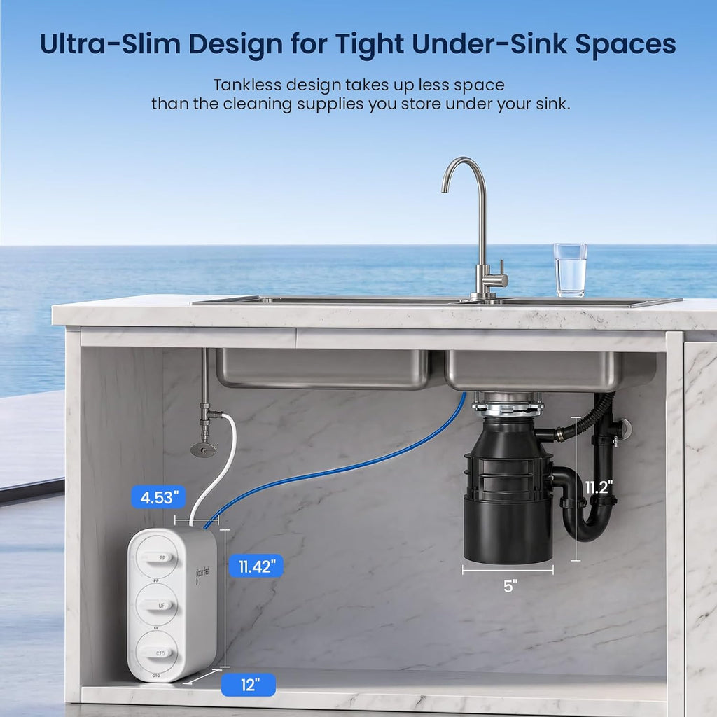 GFU06 0.01μm Ultra Filtration Under Sink Water Filter System