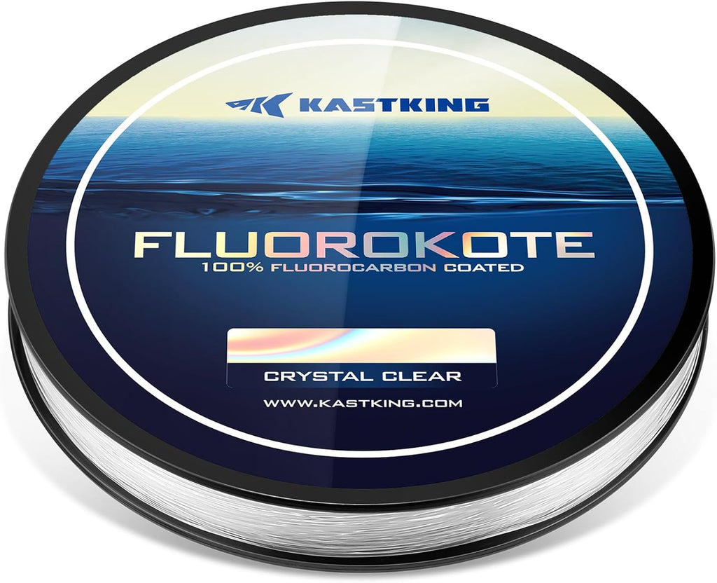 Fluorokote Fluorocarbon Coated Fishing Line, Fluorocarbon Leader | Extreme Clarity, Fast Sinking, Shock Resistant