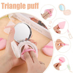 6 Pcs Powder Puffs, Triangle Makeup Sponge Makeup Tool