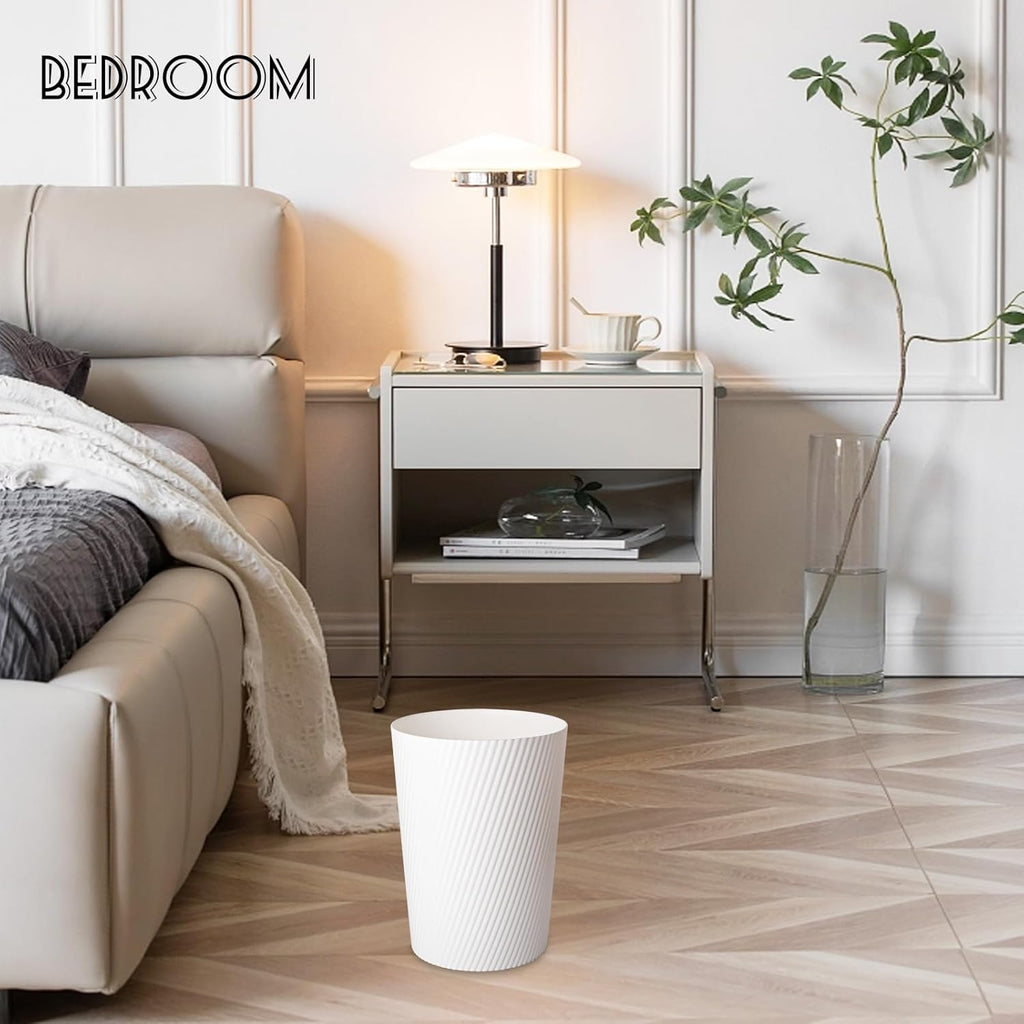 Small Trash Can Wastebasket Garbage Can Container Bins for Bathrooms, Laundry Room, Kitchens, Offices, Kids Rooms