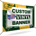 Custom Banner 3ft x 5ft Vinyl Banner Custom Backdrop - Full Color 13 Oz Sign - Personalized Banners with