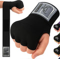 Inner Gloves with Hand Wraps Quick Wrap Long 36" Wrist Support MMA Muay Thai Bandages Punching Martial Arts Training
