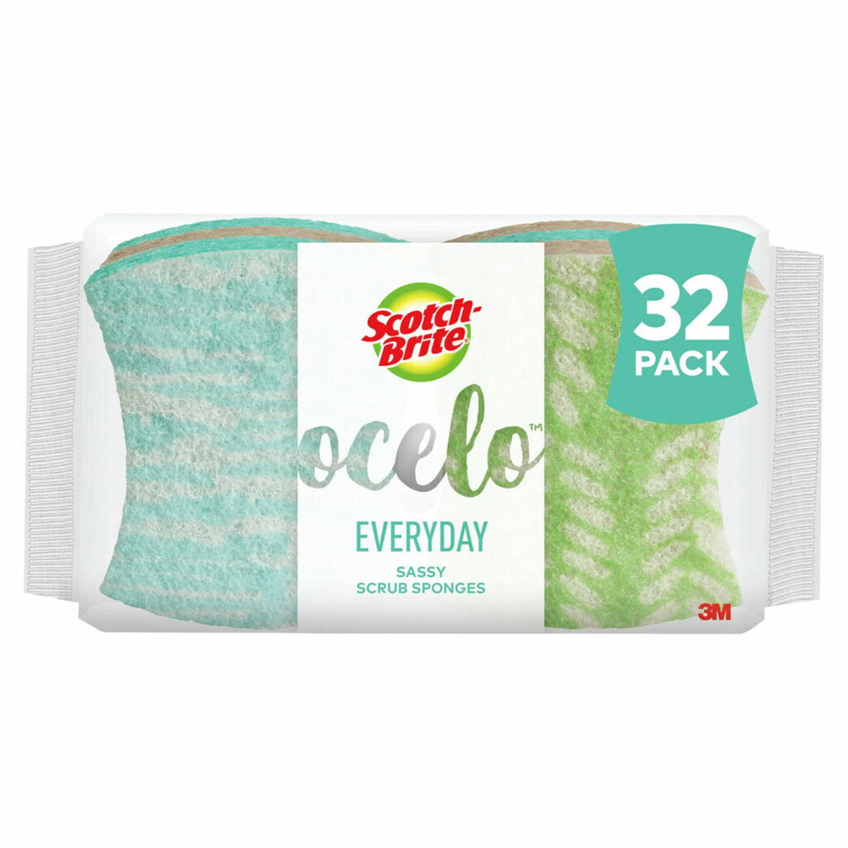 ocelo Non-Scratch Scrub Sponges, 32 Pack