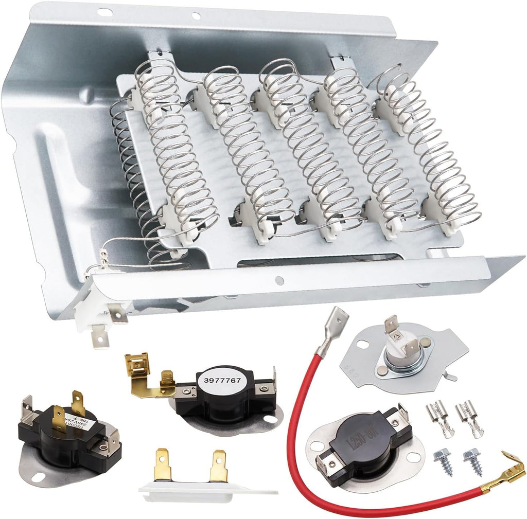 WED4900XW0 WED5100VQ1 WED4800BQ1 Dryer Heating Element Kit for Whirlpool