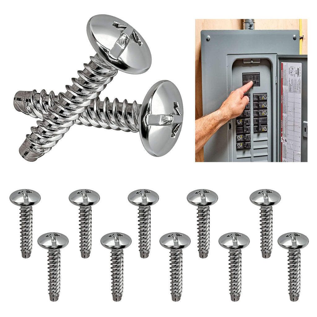 Electrical Panel Cover Screws, Replacement for Eaton LCCSCS 12-Pack