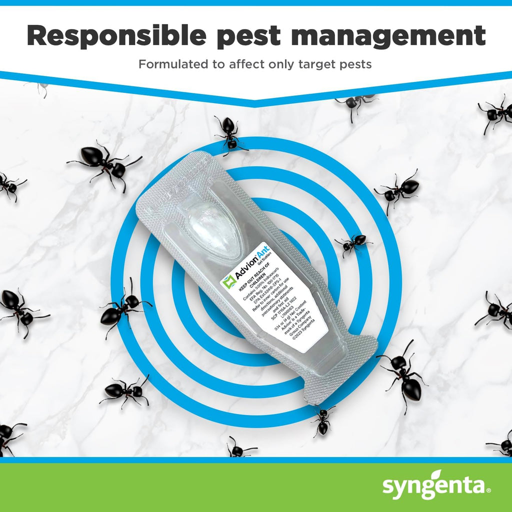 Syngenta Advion Ant Gel Station Insecticide, Ready-to-Use Gel Bait with The Active Ingredient Indoxacarb, Ant Bait