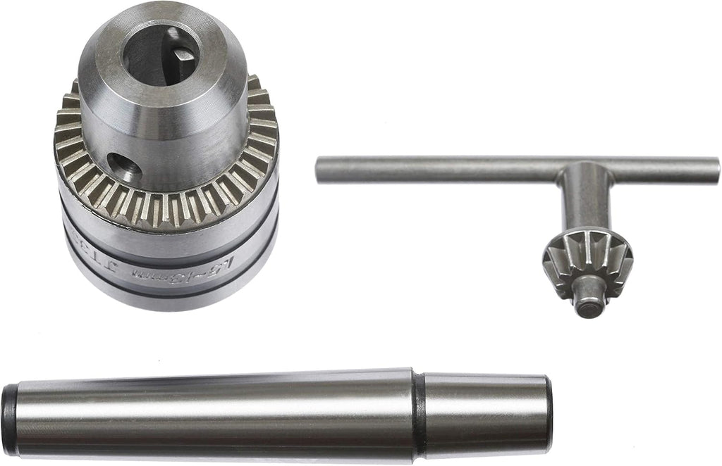 MINI METAL LATHE TAIL STOCK DRILL CHUCK TOOL WITH MT2 MORSE TAPER ARBOR MT 2