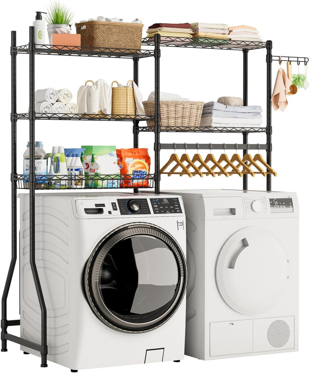 Laundry Organizer Shelves Over the Washer and Dryer Storage Shelf