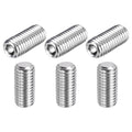 MECCANIXITY 6 Pcs M12-1.75 x 20mm Grub Screws, 304 Stainless Steel Cup Point Allen Head Screws Internal Hex Socket Drive for Bathroom Fixtures Repair Furniture DIY Project