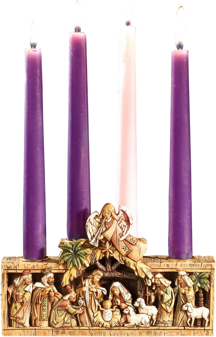 Advent Candleholder, Nativity