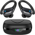 Wireless Earbuds Bluetooth Headphones 80hrs Playback Ear Buds Power Display with Noise Canceling Mic Headsets for