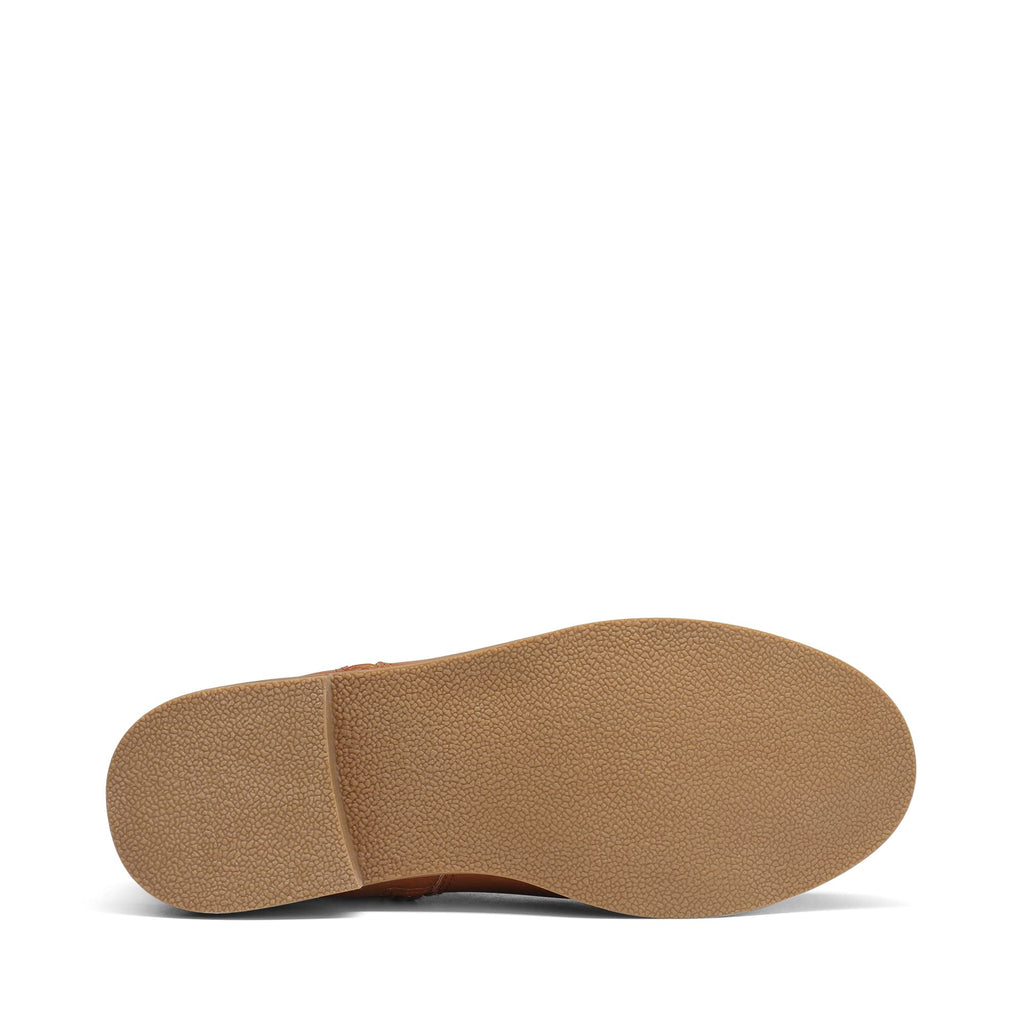 Girls Ankle Boots Chelsea Booties,Tan/Pu,12 Little Kid