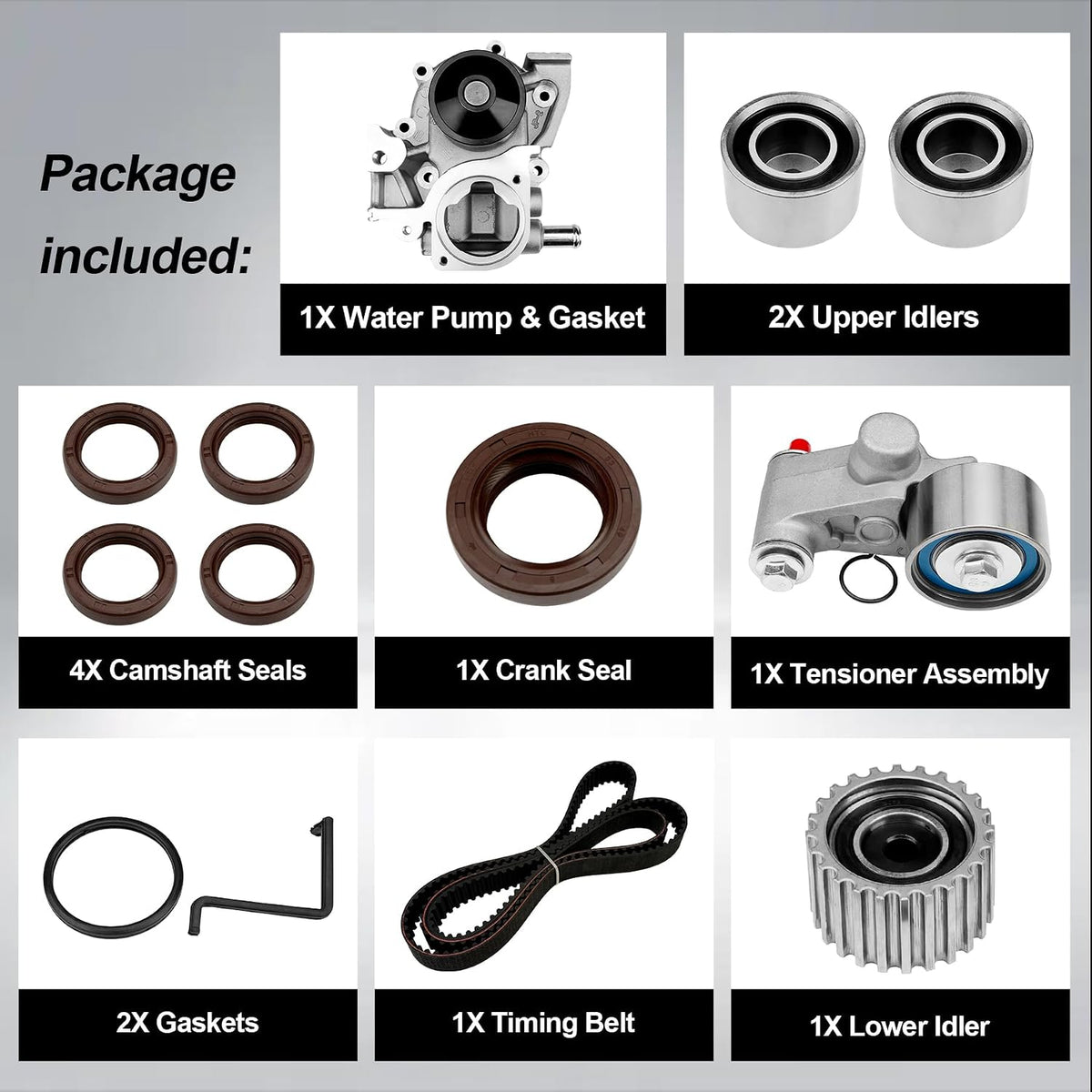 Timing Belt Kit Water Pump Fit For 06-12 Subaru Forester Outback 2.5L
