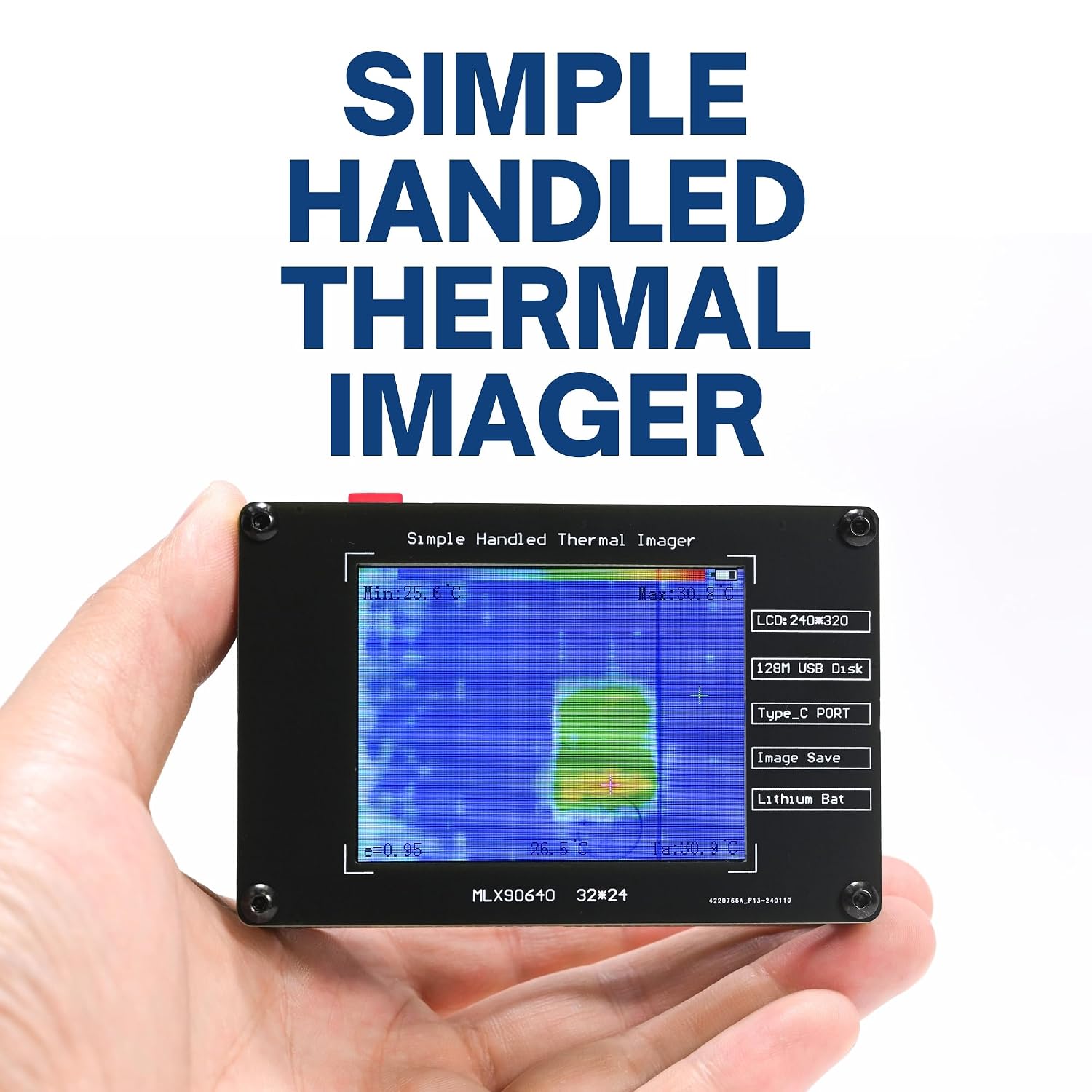 Mini Handheld Thermal Camera, Portable Infrared Thermal Imaging Camera, Paranormal Equipment Thermal Imager