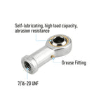FOCMKEAS PHSB7 Spherical Rod End Bearings, 7/16" Bore