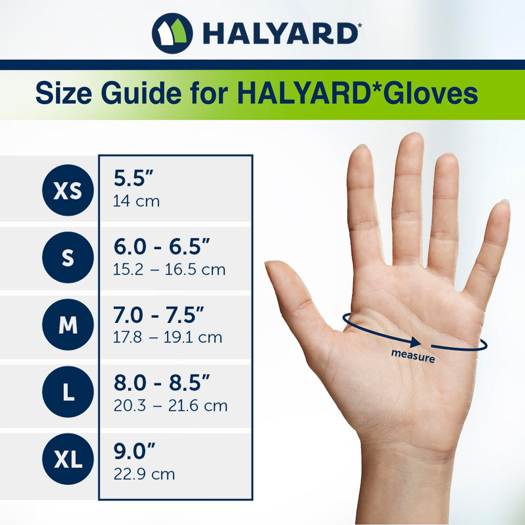 SKYBREEZE Nitrile Exam Gloves, Powder-Free, 3.5 mil