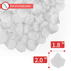 3300 PCS Artificial Fake Rose Petals(White)