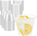 100 Pack 9 oz Clear Plastic Cups