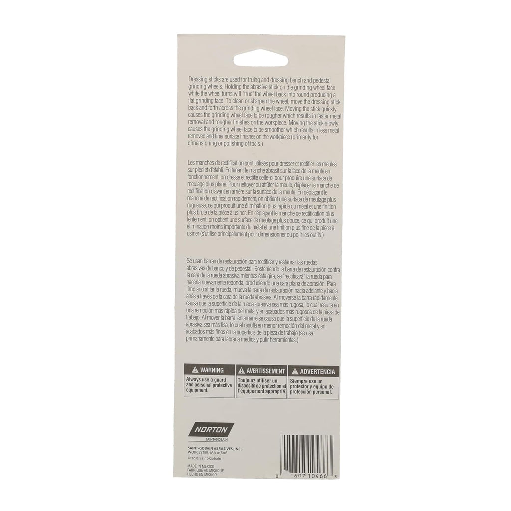 Norton Abrasives Dressing Tool Stick, Grinding Wheel Tool for maximizing Grinding Wheel Performance