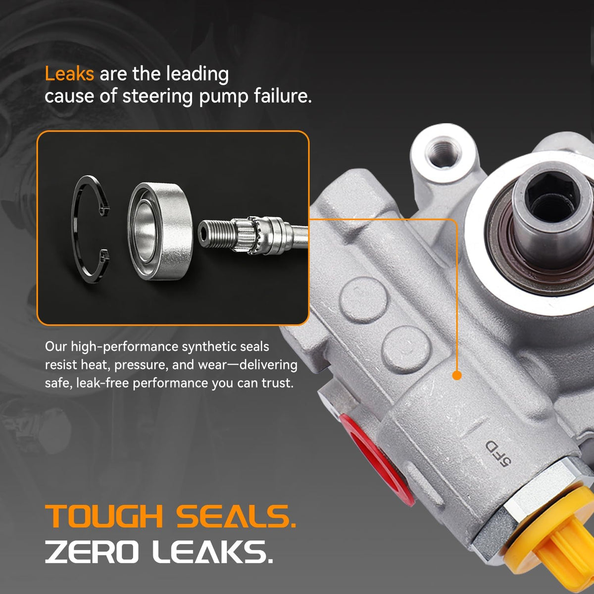 Power Steering Pump for Hummer H3 2006-2009