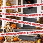 4Pk 3" x118ft Halloween Caution Tape for Haunted House Decor
