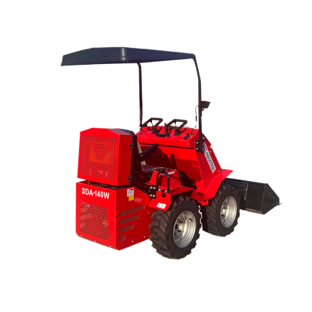 SDA-140W Mini Skid Steer 760kg Weight Tight Access Loader