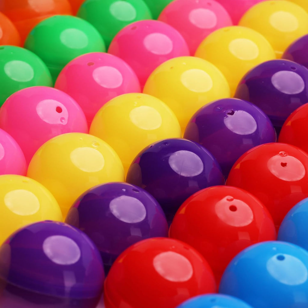 Capsule Vending Machine 2" Assorted Colors Round Capsules Empty - 50 pcs