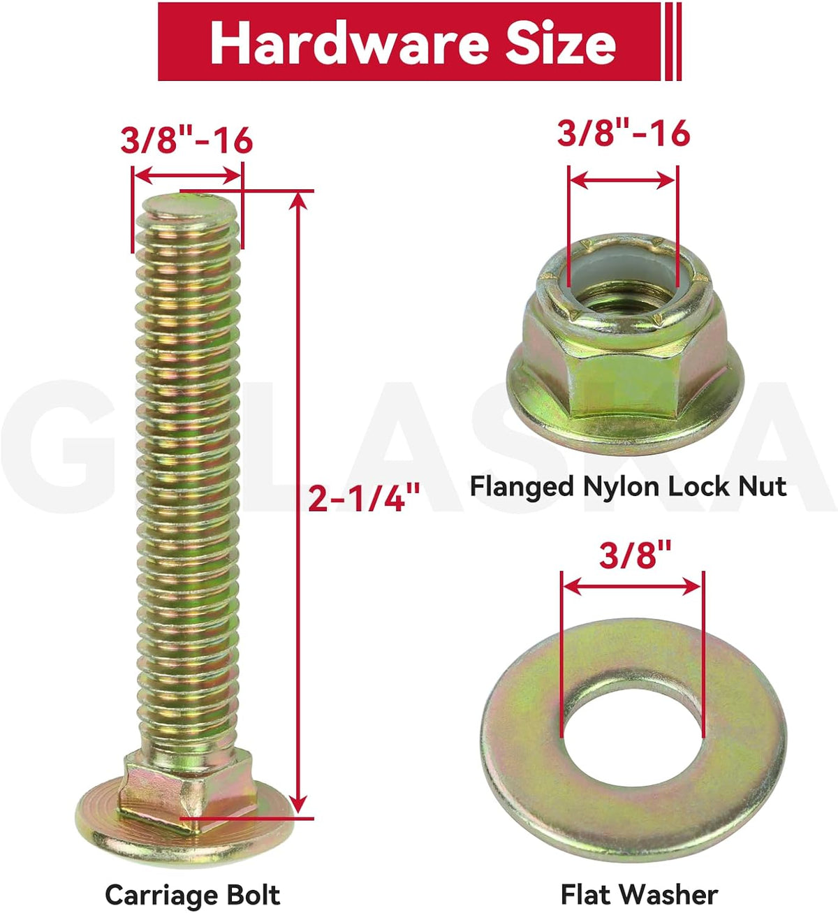 GELASKA 532197380 532196104 Husqvarna Idler Pulley for Husqvarna 48 54 Deck