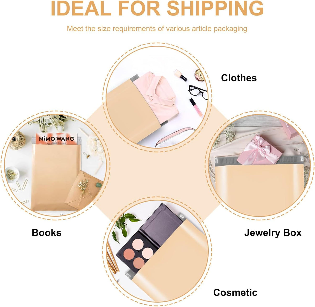 Poly Mailers 10x13 100PC Small Shipping Bags Envelopes for Clothes