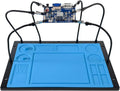 Kaisi Helping Hands Soldering Station with Soldering Mat,6 Flexible Arms